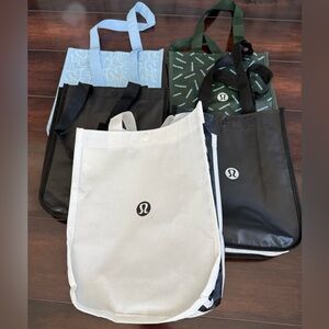 Lululemon Athletica Small Reusable Shopping Bags (5)